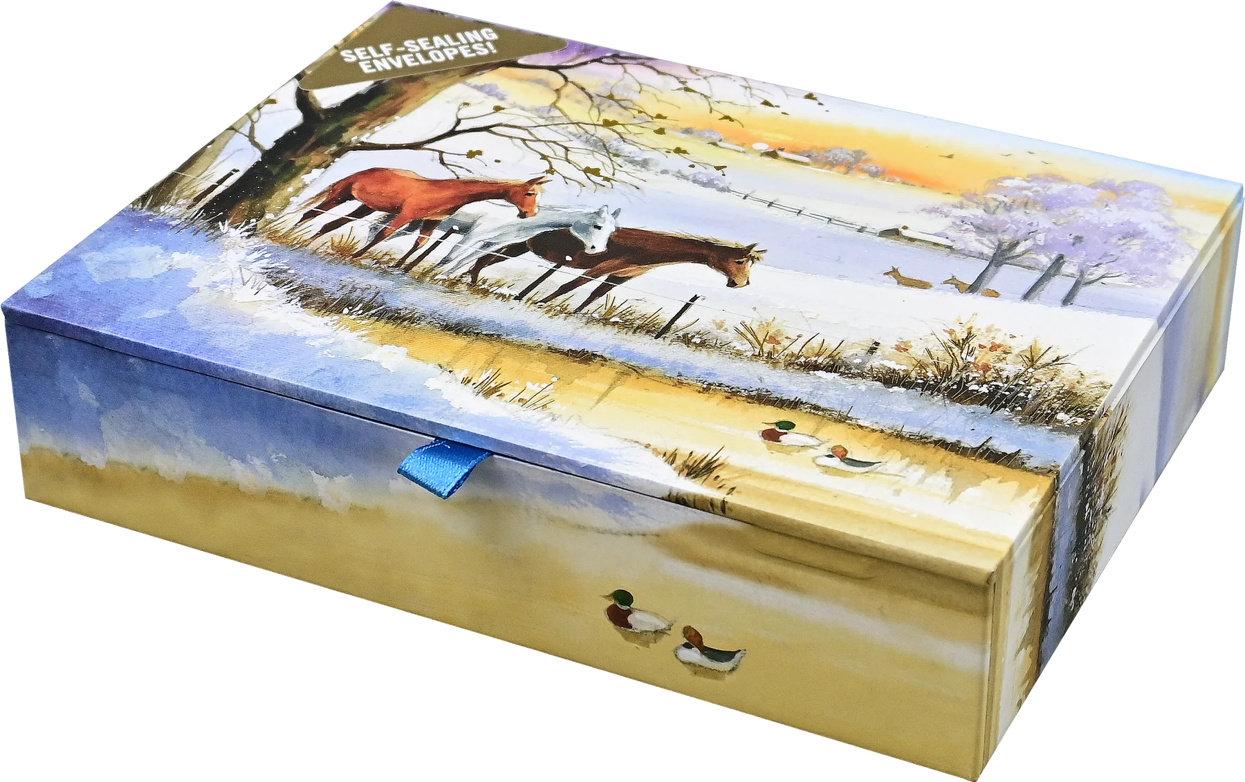Horses in Winter Deluxe Boxed Holiday Cards