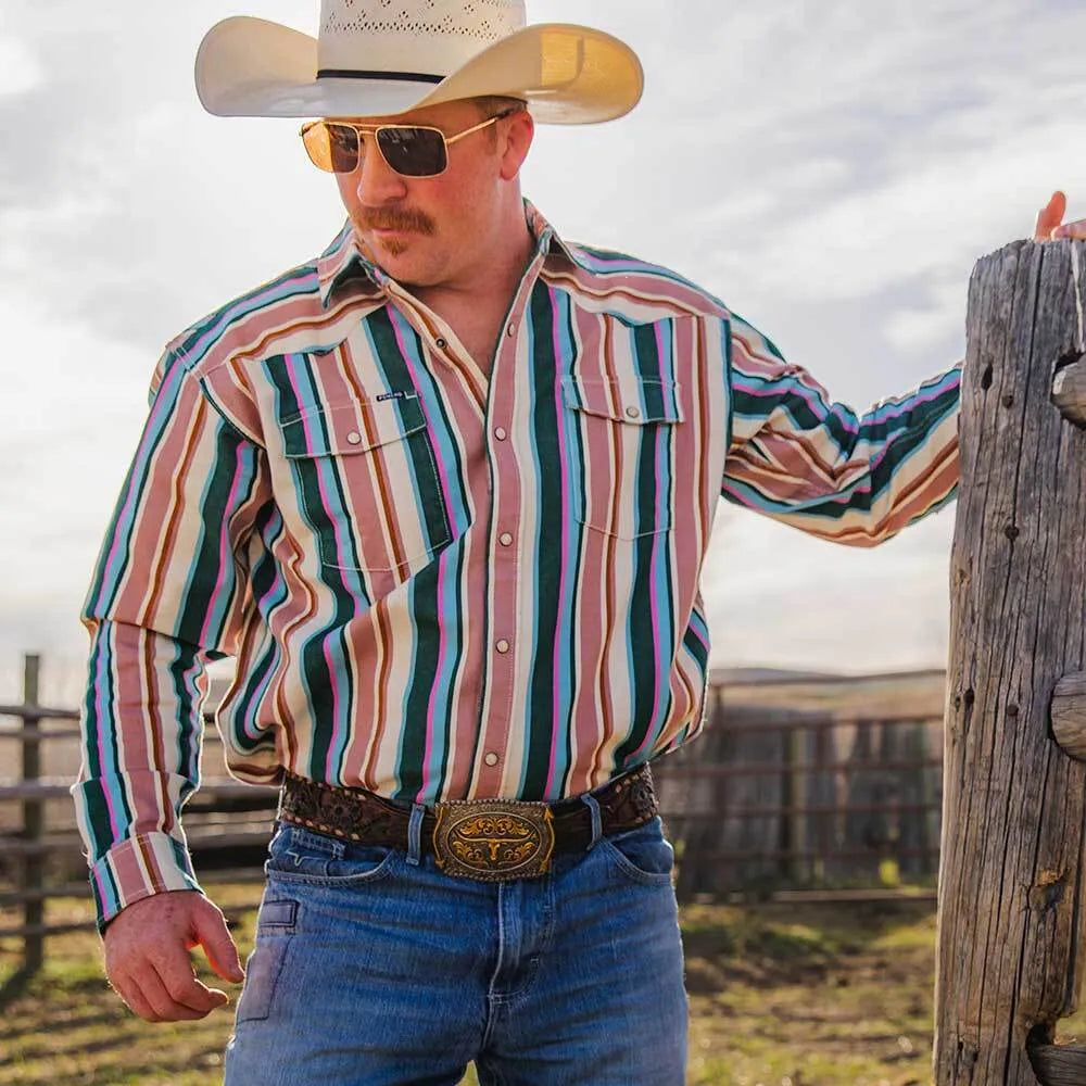 Montana Silversmiths Pointing West Longhorn Attitude Buckle Montana Silversmiths