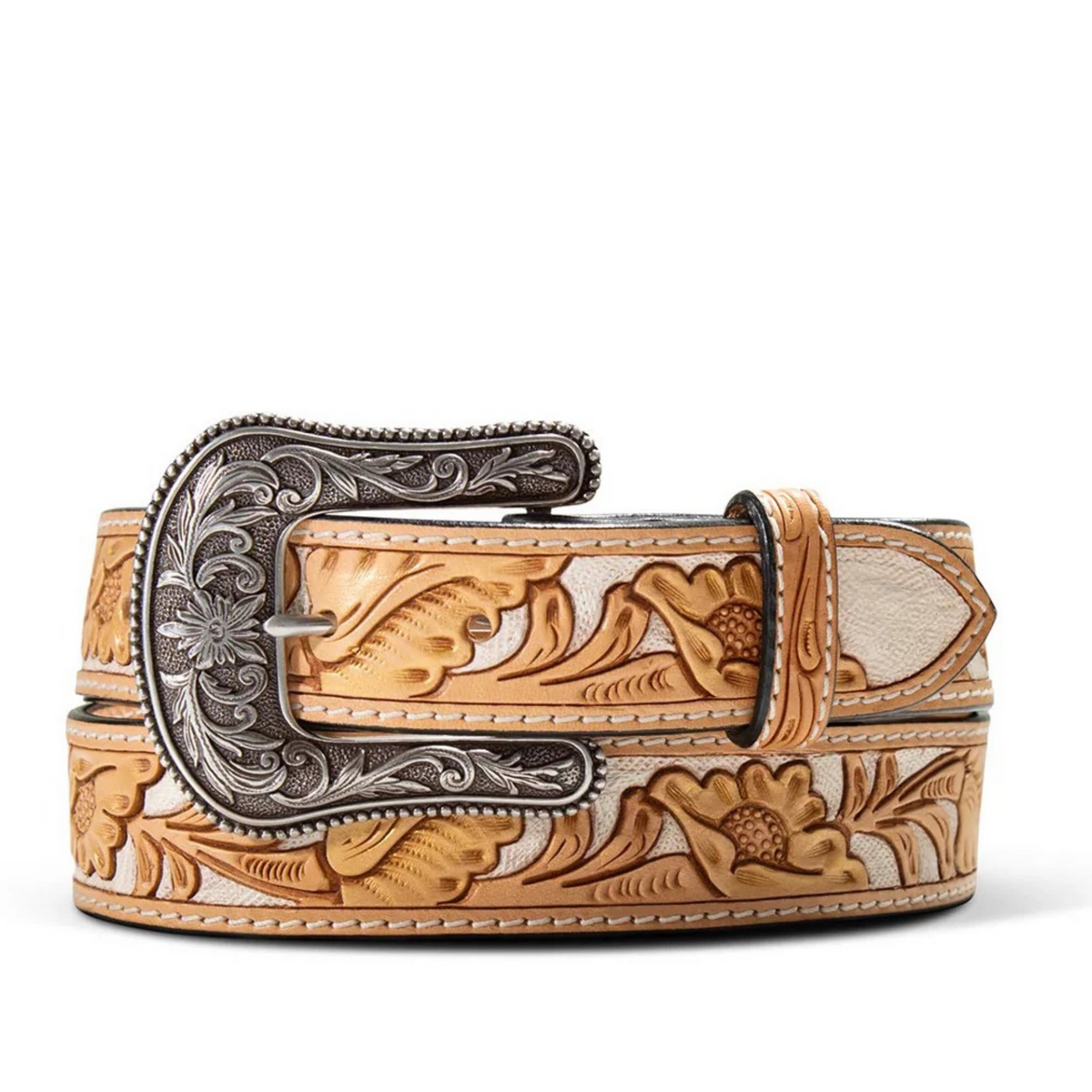 Ariat Women's Metallic Flower Western Belt Ariat