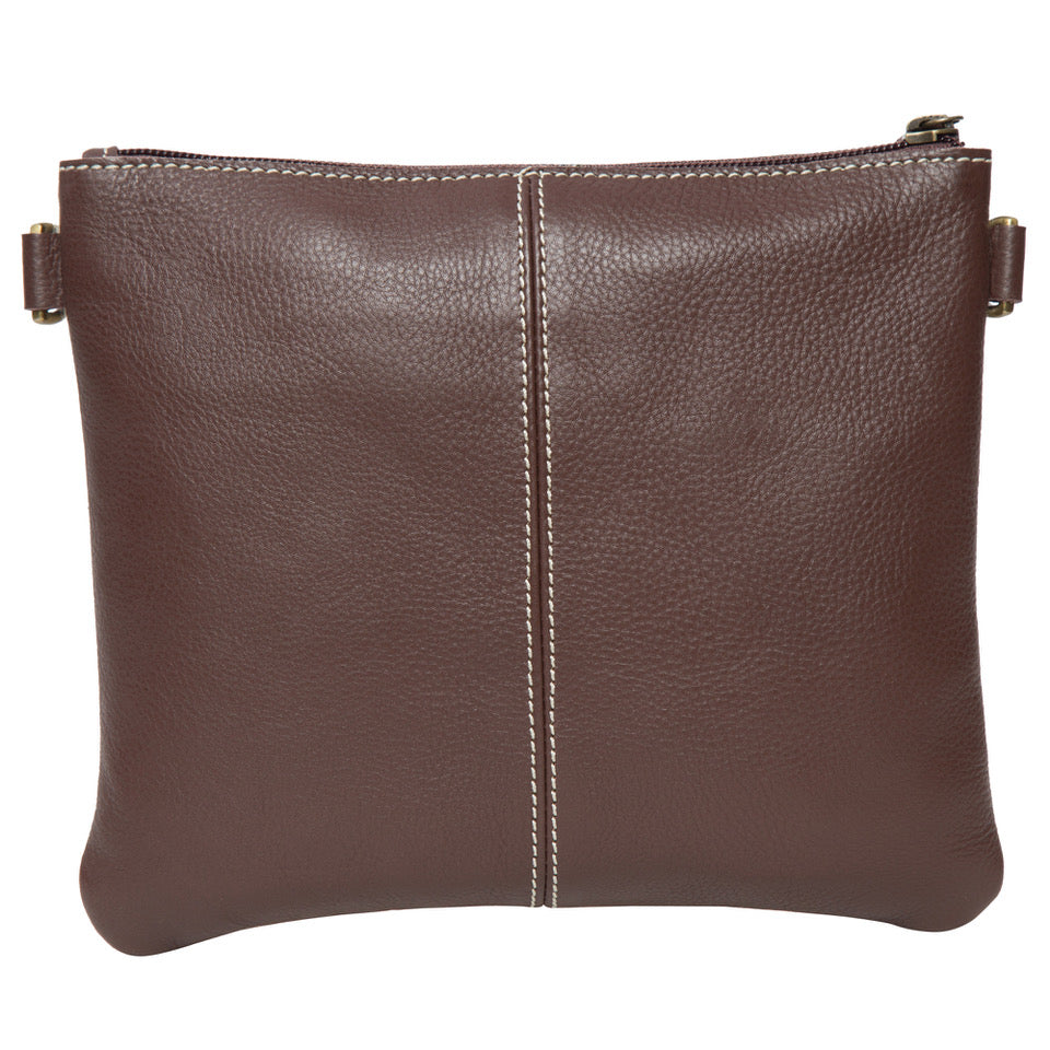 Costa Rica Tooling Leather Cowhide Clutch Bag