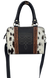 Tooling Leather Cowhide Boot Stitch Medium Bag