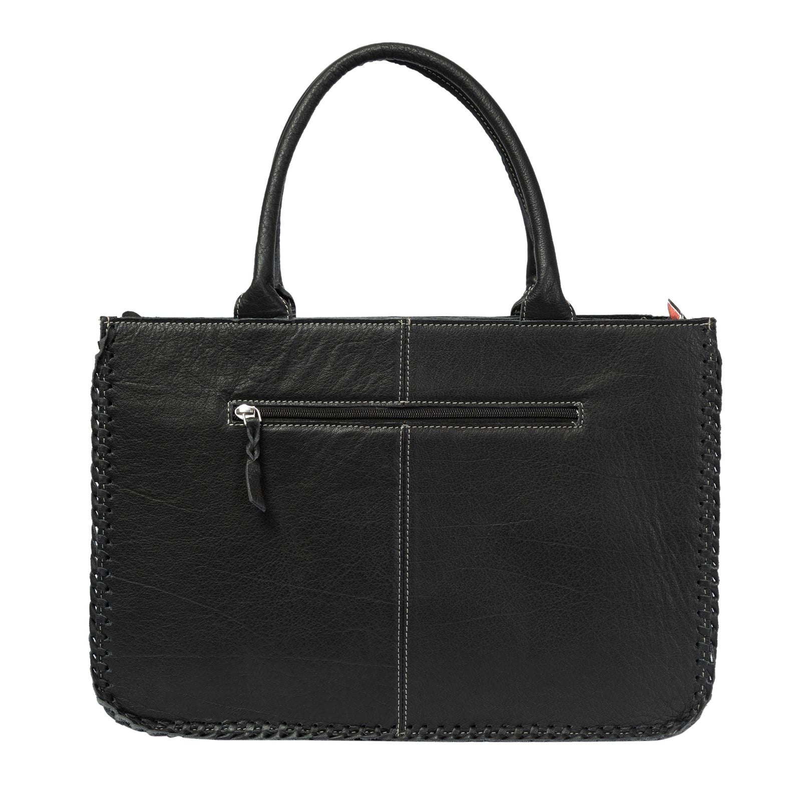 Sicily Cowhide Big Bag with Tooled Cutwork
