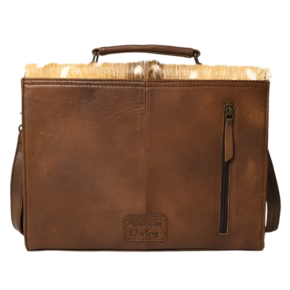 American Darling Women's Deer Print Hide Briefcase