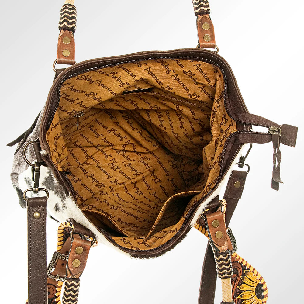 American Darling Women's Tack Inspired Cowhide Tote