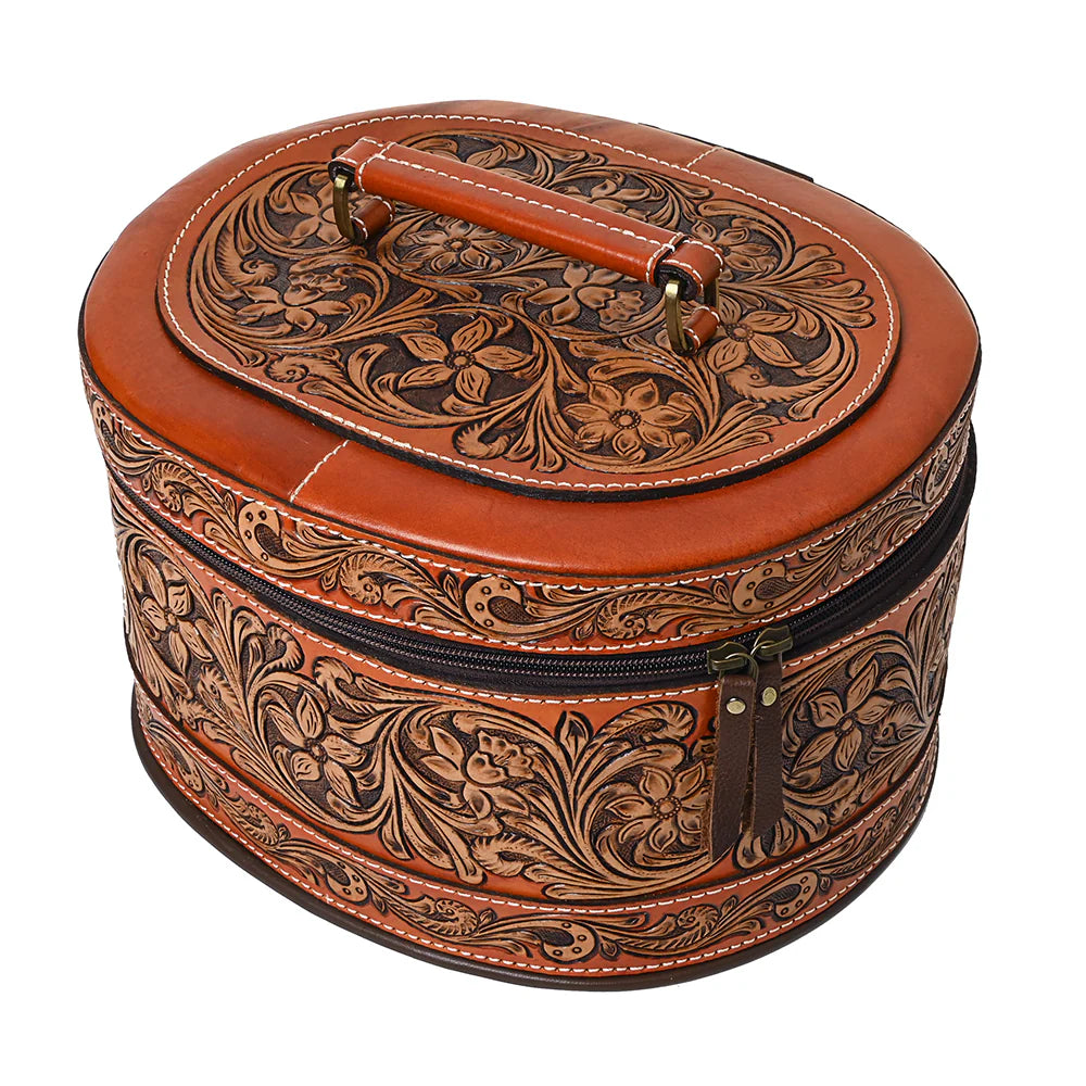 American Darling Women's Tooled Western Jewellery Case