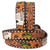 American Darling Decorative western belt with playing card design and floral patterns on a white background