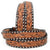 American Darling Women's Buck Stitched Tooled Belt