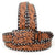 American Darling Women's Buck Stitched Tooled Belt