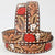 American Darling Women's Tooled Roses Belt