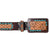 American Darling brown western leather belt with decorative buckle on a white background