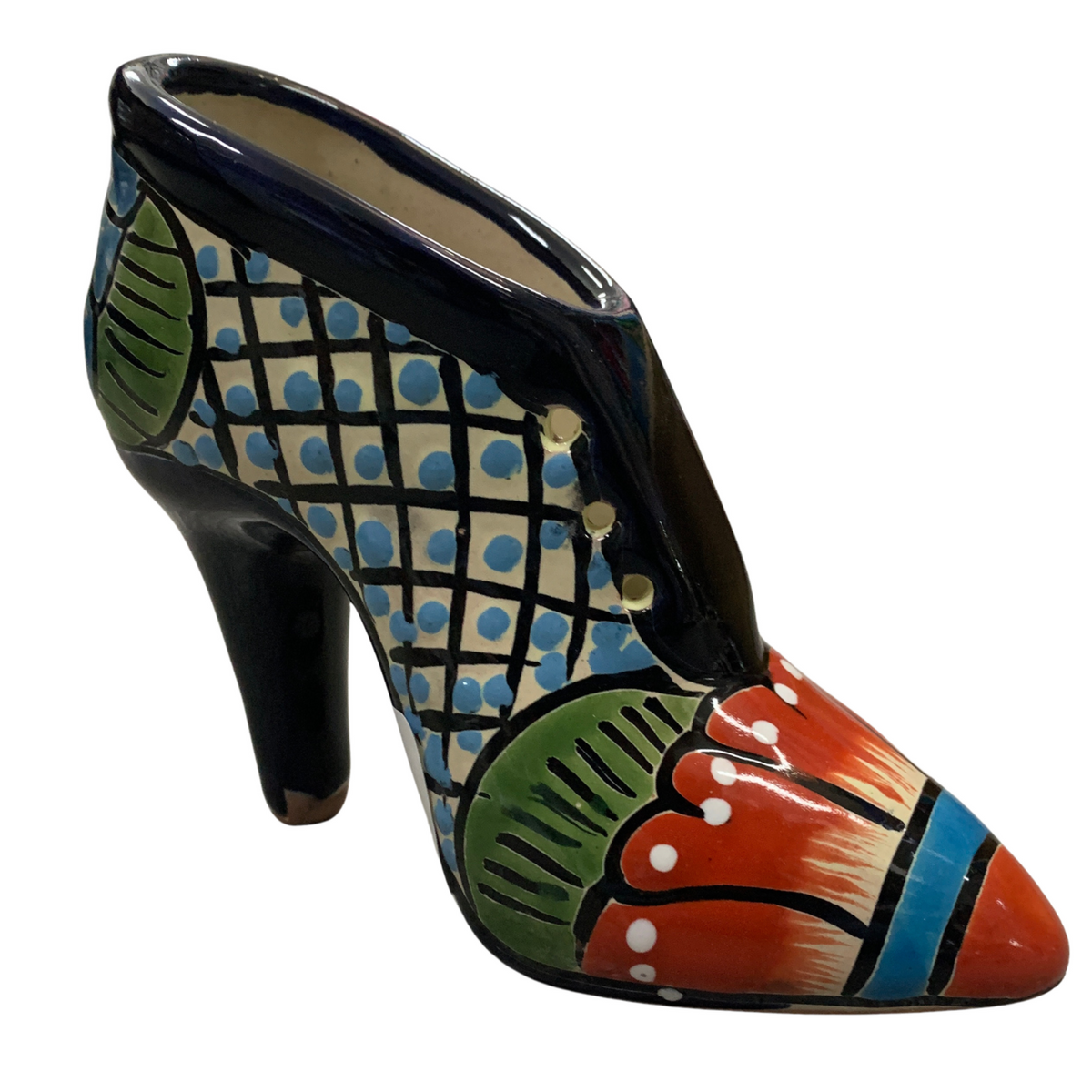 Rustico Mexicano Talavera Shoe Planter Rustico Mexicano