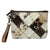 The Design Edge Women's Patchwork Cowhide Clutch