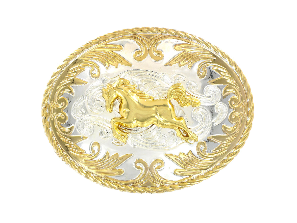 Fancy Oval Filigree Buckle