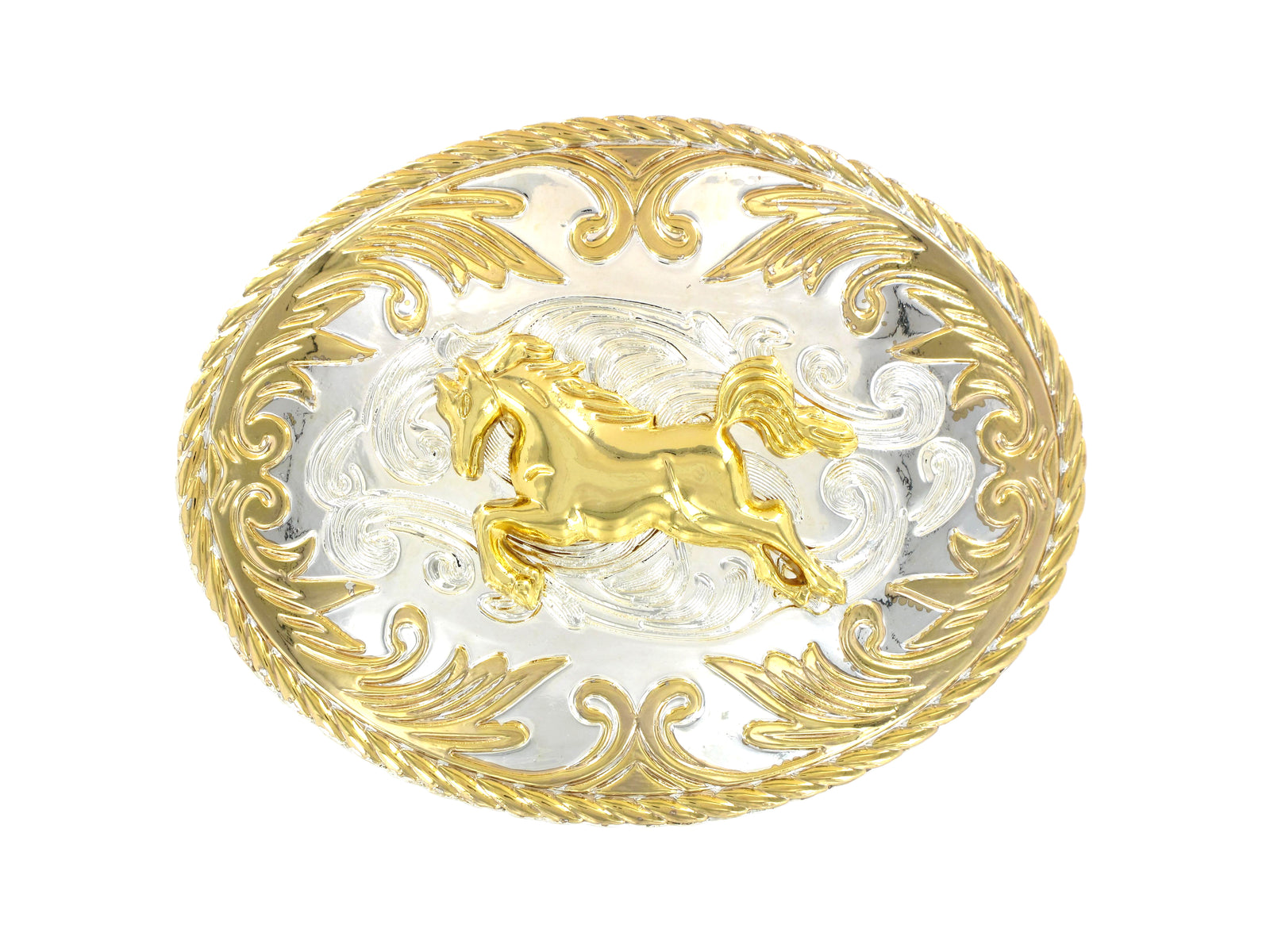 Fancy Oval Filigree Buckle