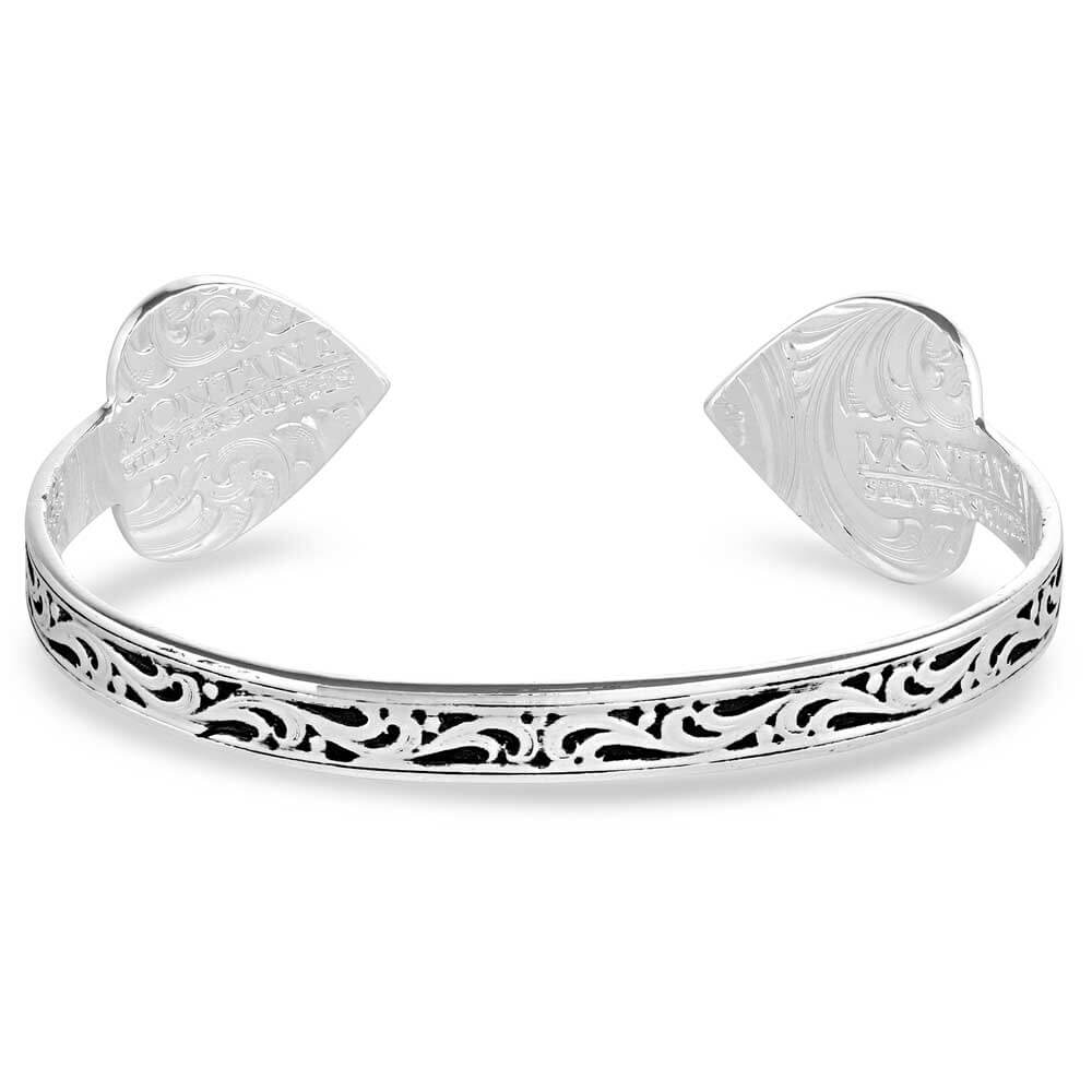 Montana Silversmiths Ace of Hearts Cuff Bracelet