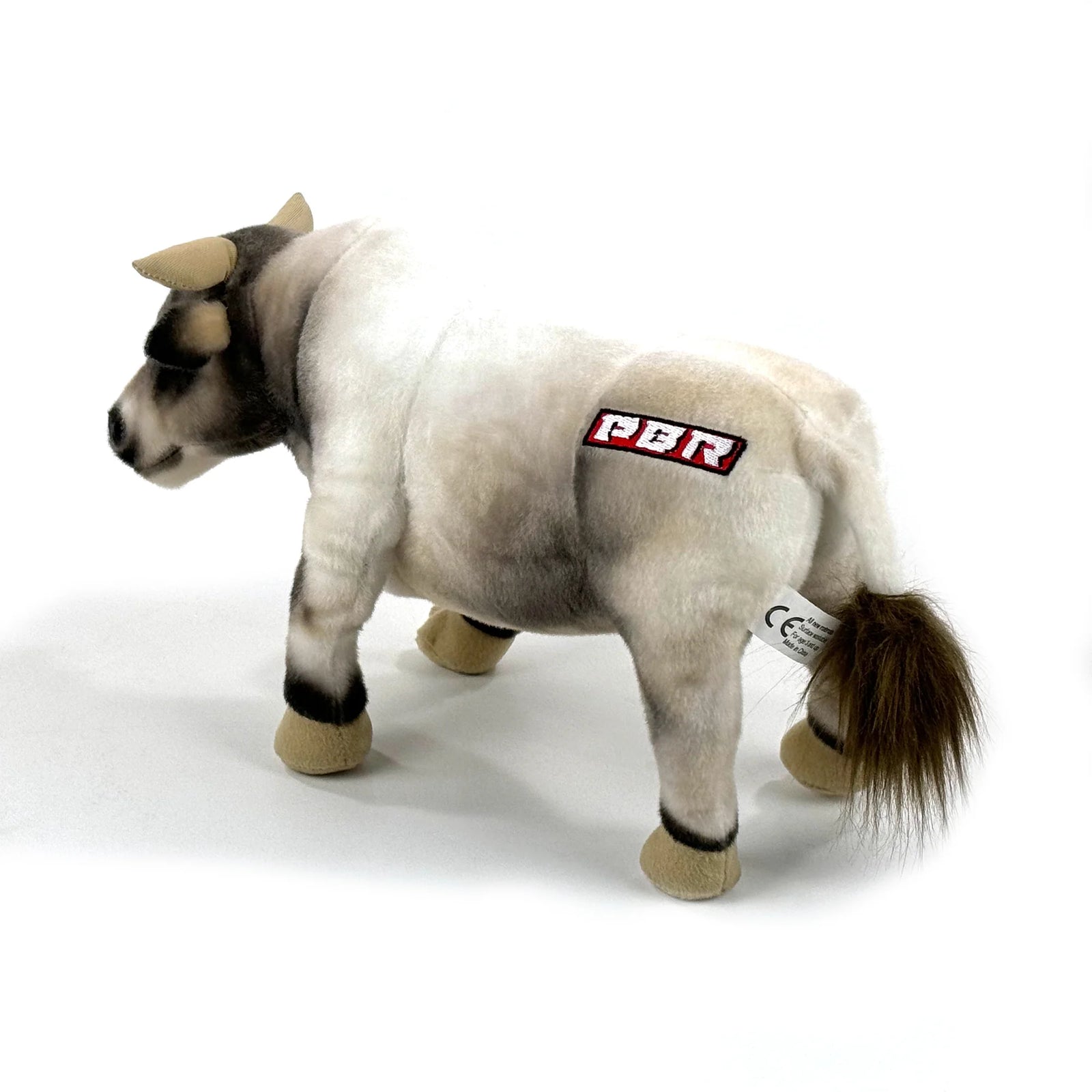 Big Country Toys 14" PBR Plush Bull. Plush bull toy with 'PBR' branding on a white background