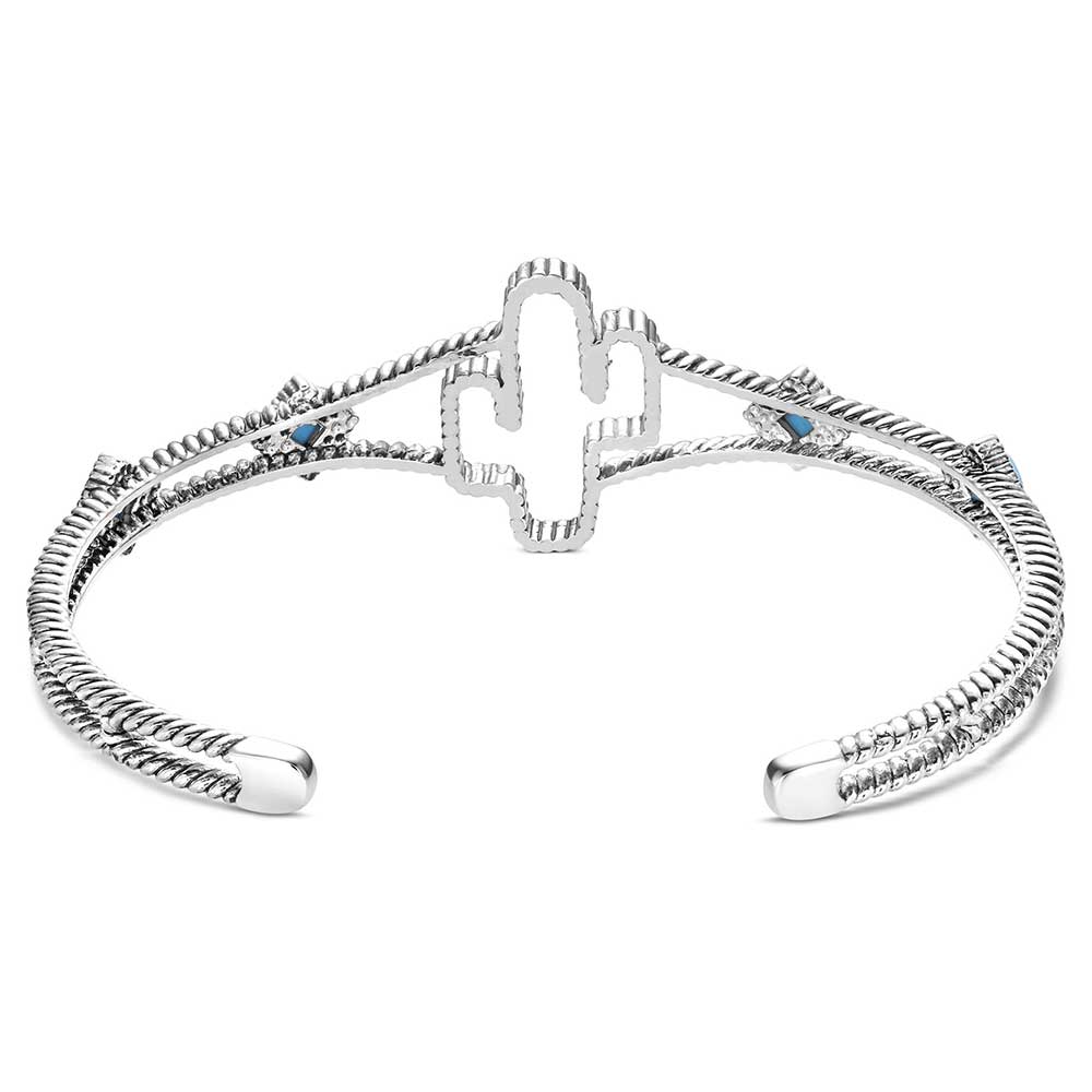 Montana Silversmith channel desert charm with the Desert Turquoise Cuff Bracelet.