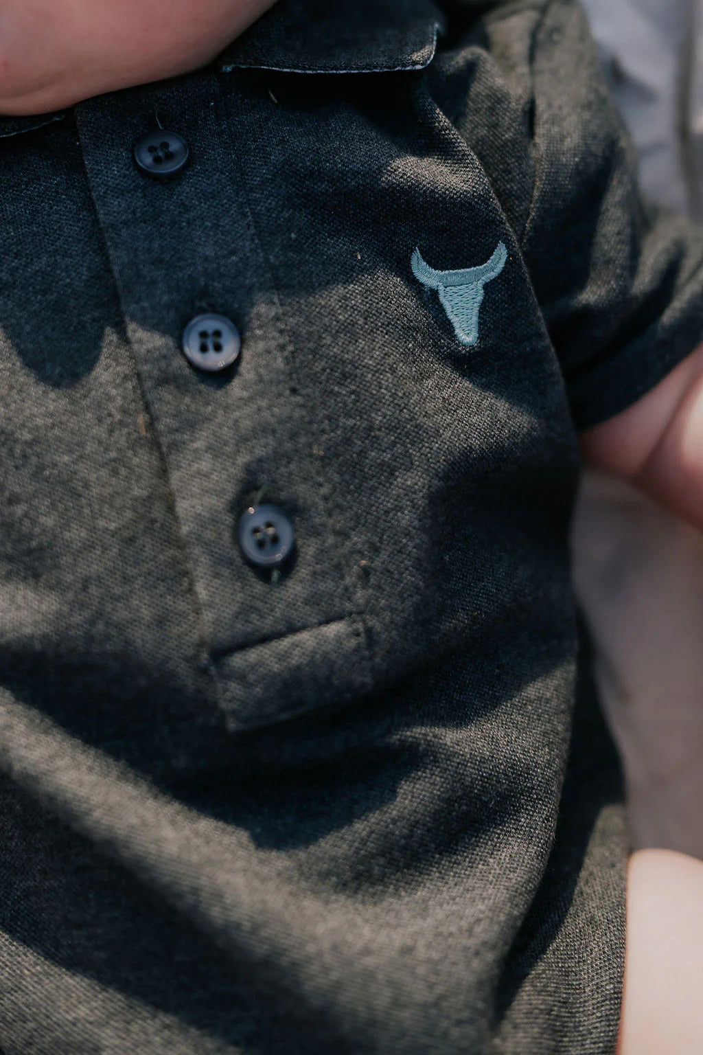 Little Windmill Co Benny Infant Polo S/S Romper