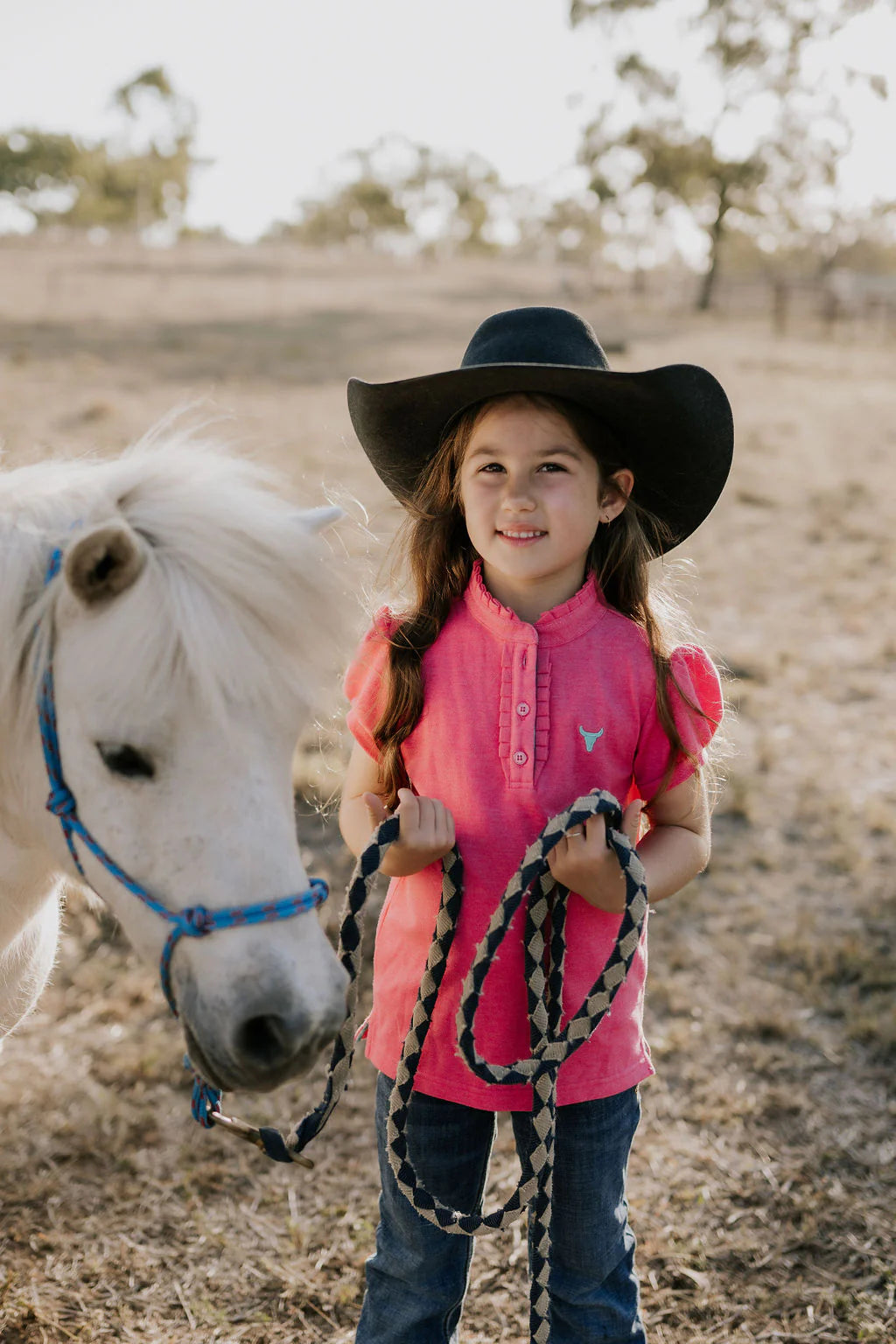 Little Windmill Bree Jnr S/S Ruffle Polo