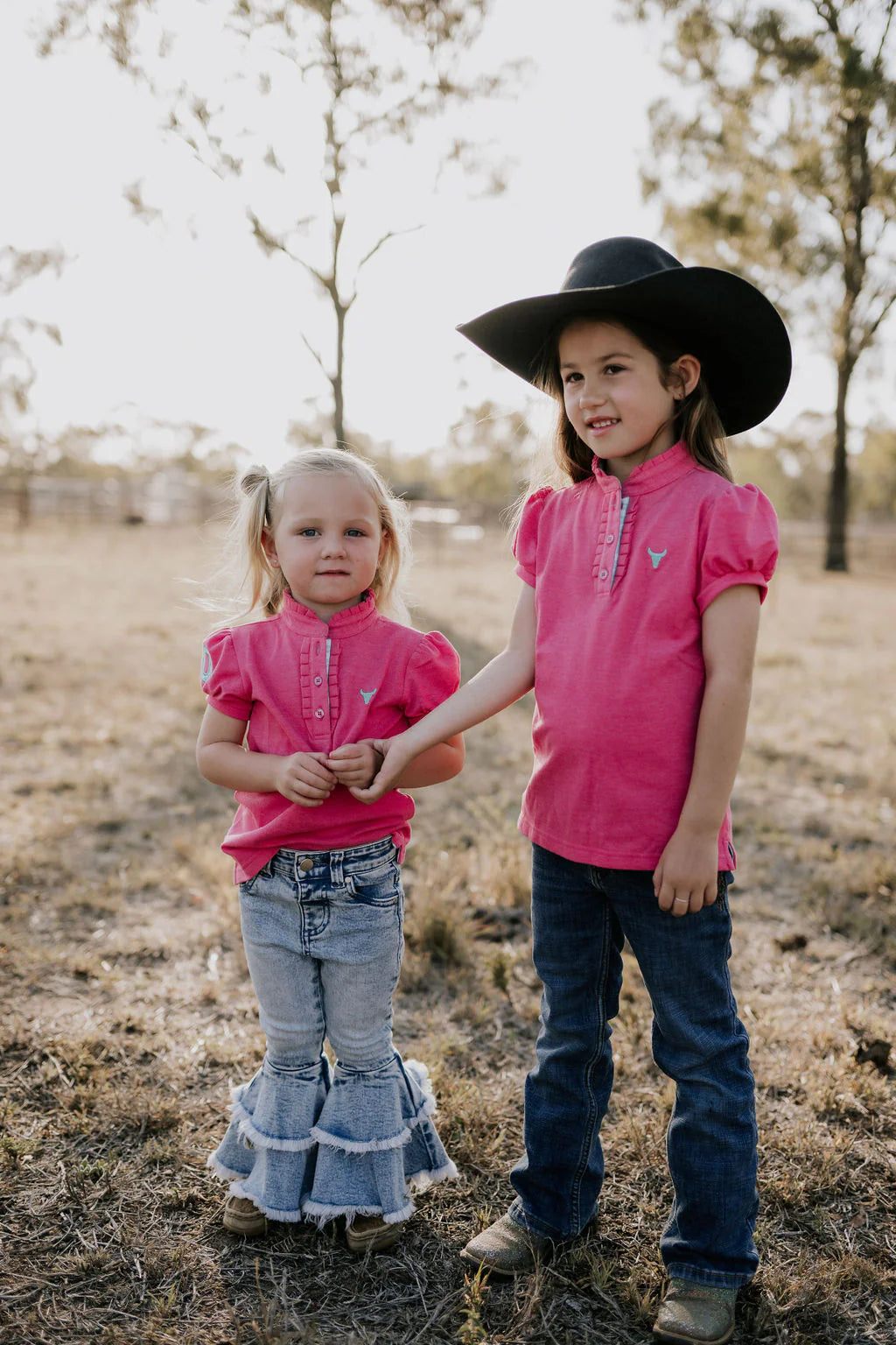 Little Windmill Bree Jnr S/S Ruffle Polo