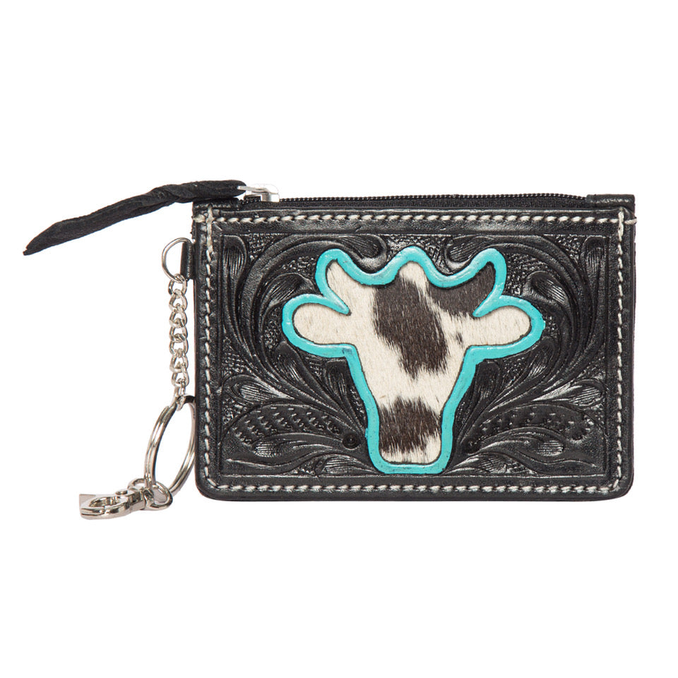 The Design Edge Women's Tooling Leather Card Case