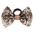 Women's Cowhide Leather Bow Hair Tie