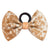 Women's Cowhide Leather Bow Hair Tie