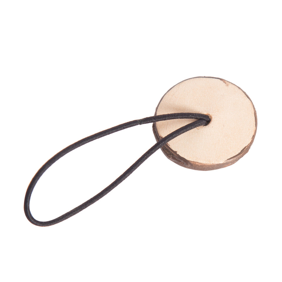 Tooling Leather Round Hair Tie