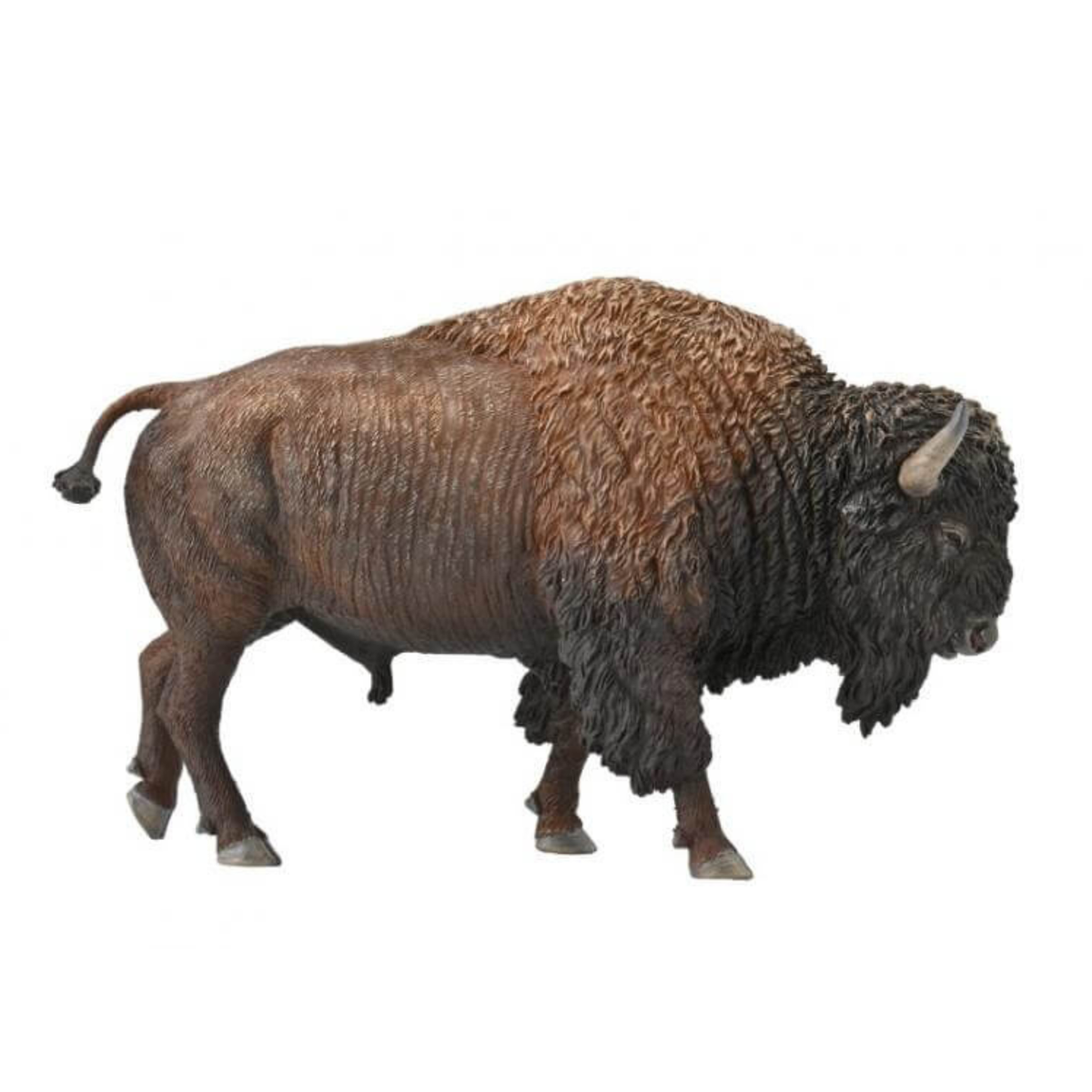 Collecta American Bison. Model of a bison on a white background