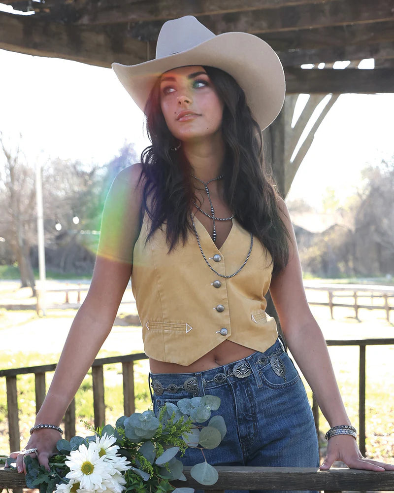 Cruel Denim Women's Cropped Vest