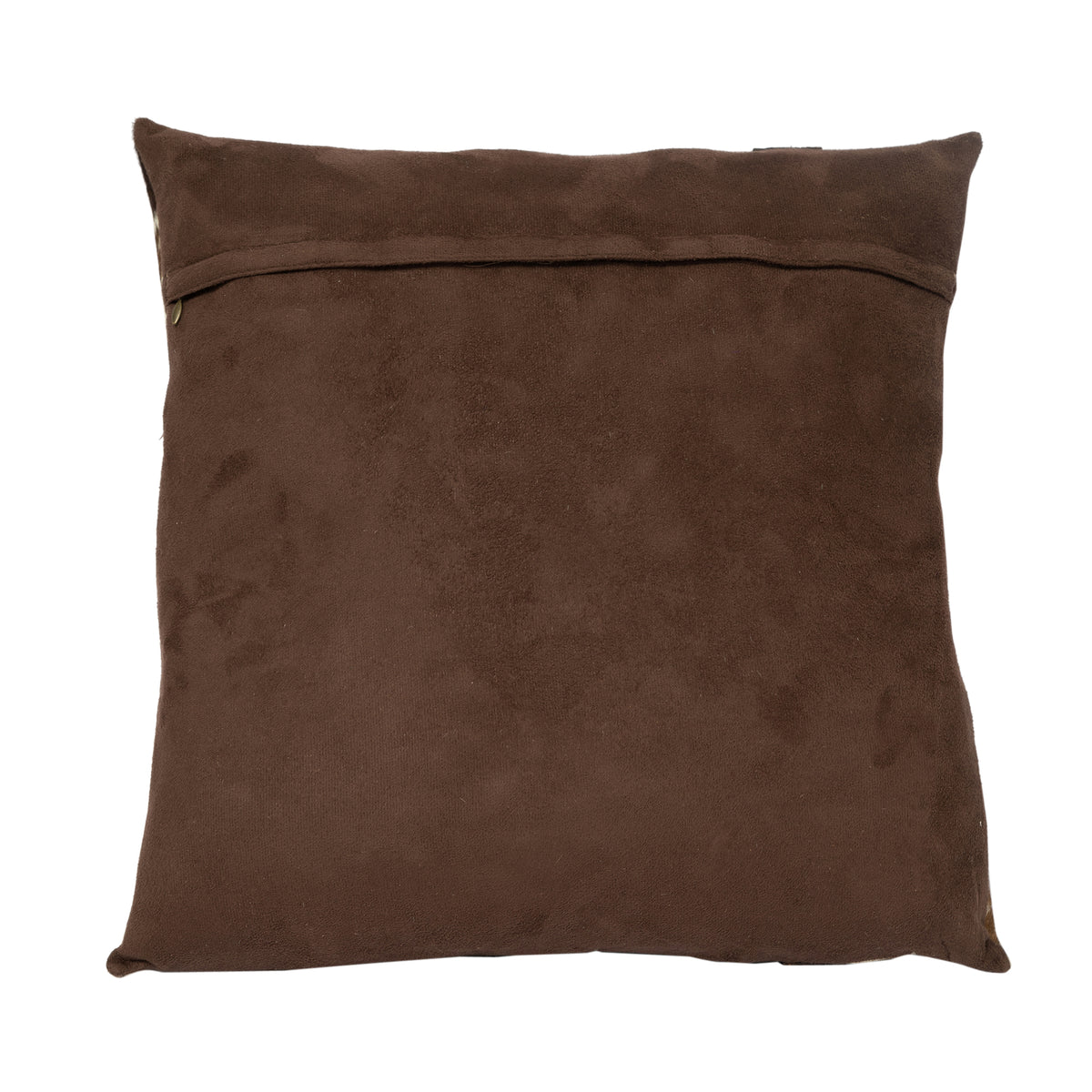Brown pillow on a white background