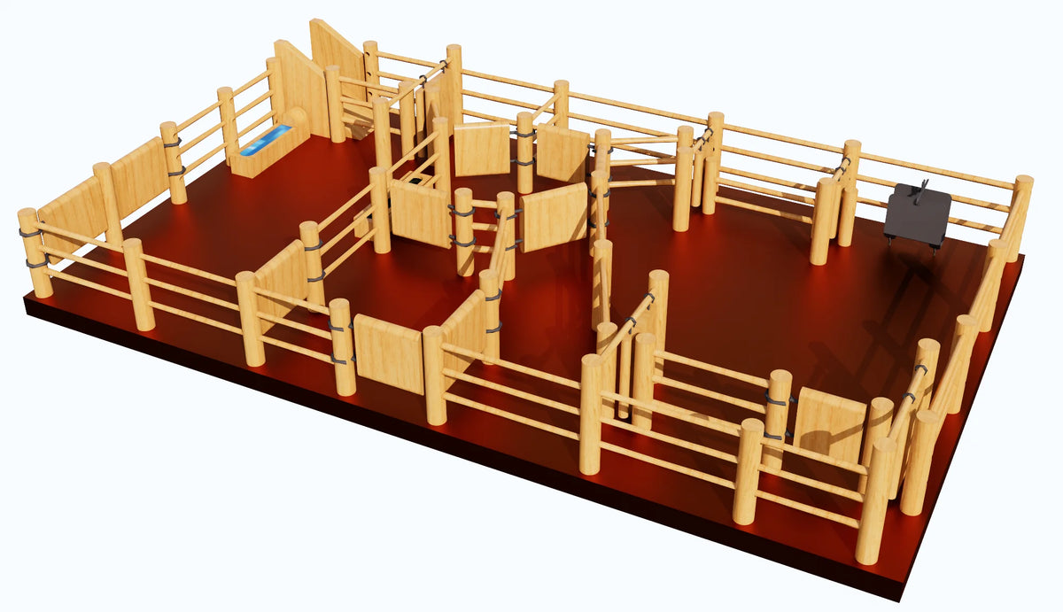 Country Toys CY6 Wooden Cattle Yards