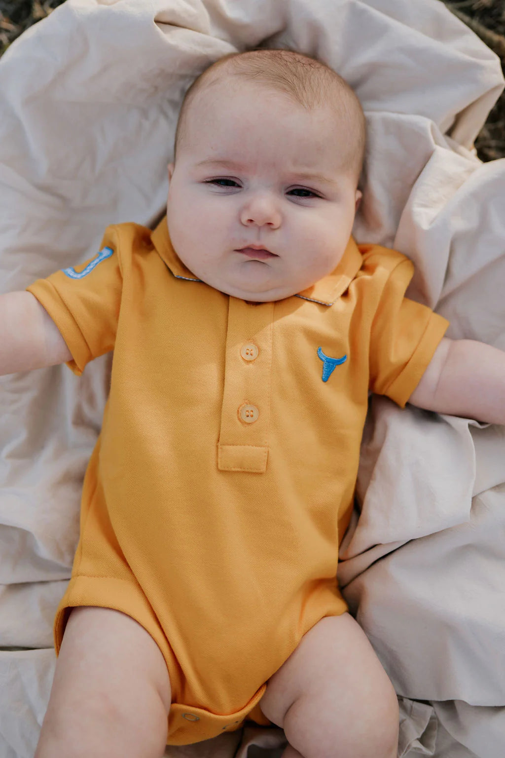 Little Windmill Danny Infant Polo S/S Romper