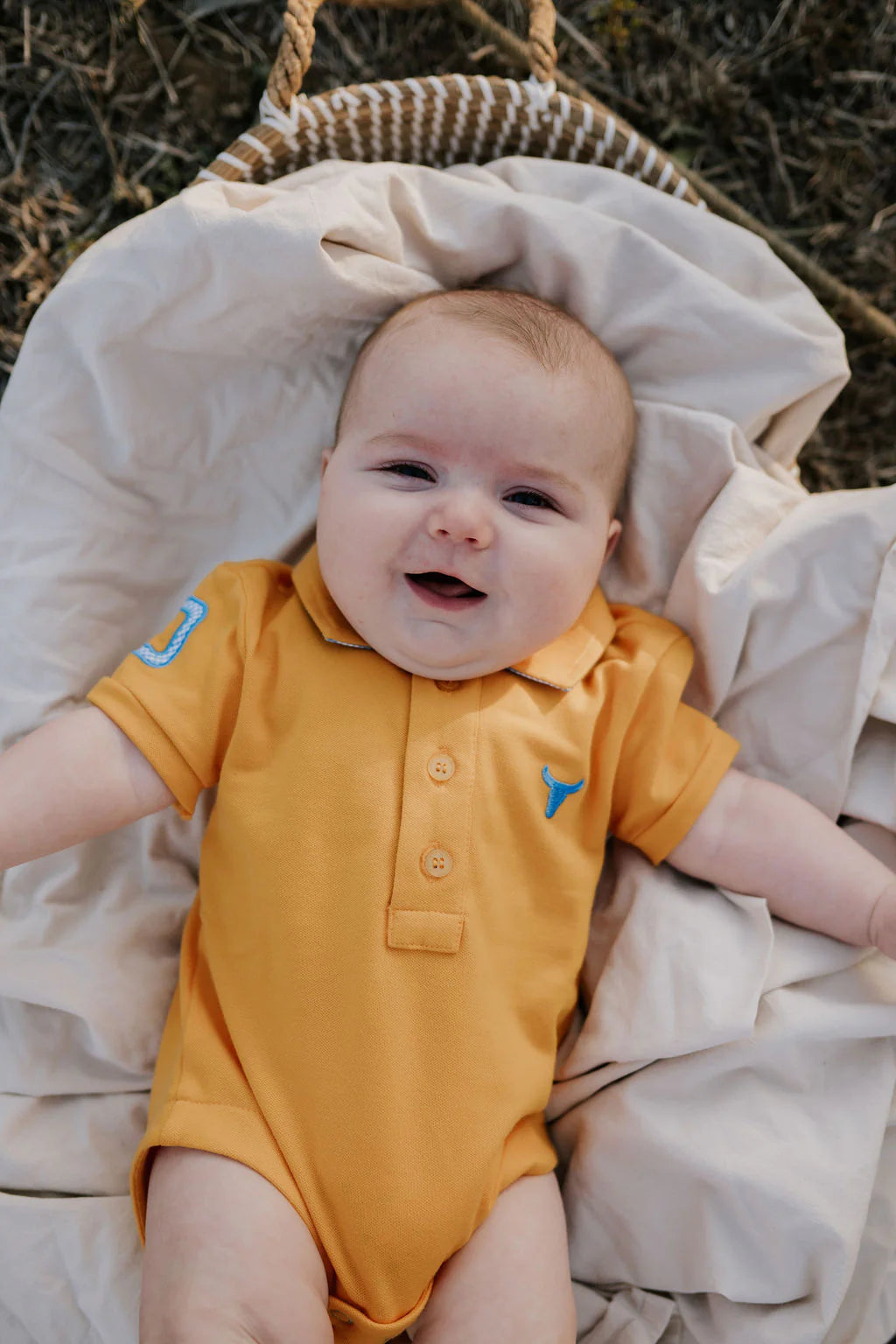 Little Windmill Danny Infant Polo S/S Romper