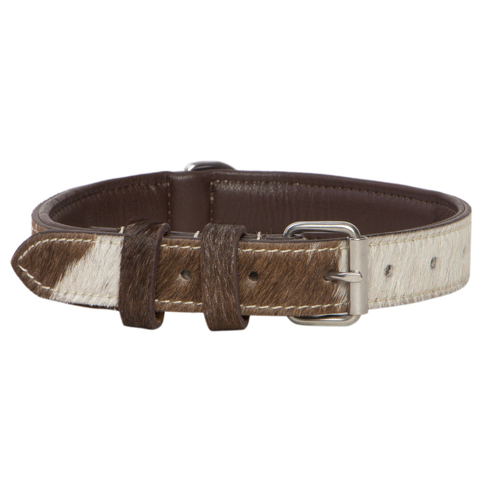 The Design Edge Cowhide Dog Collar