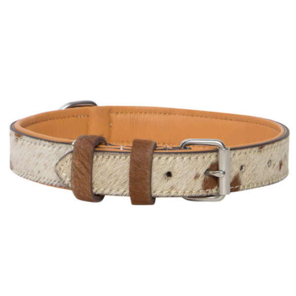 The Design Edge Cowhide Dog Collar
