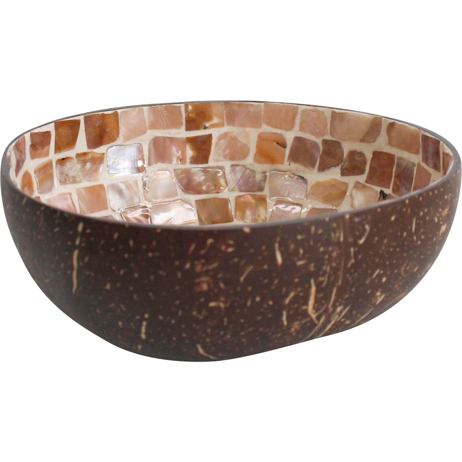 Coco Bowl Natural Quartz. A natural quartz bowl with a solid pattern and visible layers, approximately 13x13x6 cm in size.