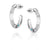Montana Silversmiths Hidden Mosaic Hoop Earrings