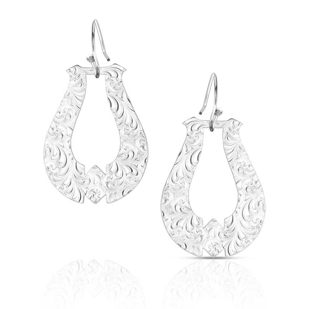 Montana Silversmith honoring Miss Rodeo America 2025, Callie Mueller, we present Callie's Turquoise Trail Earrings. 