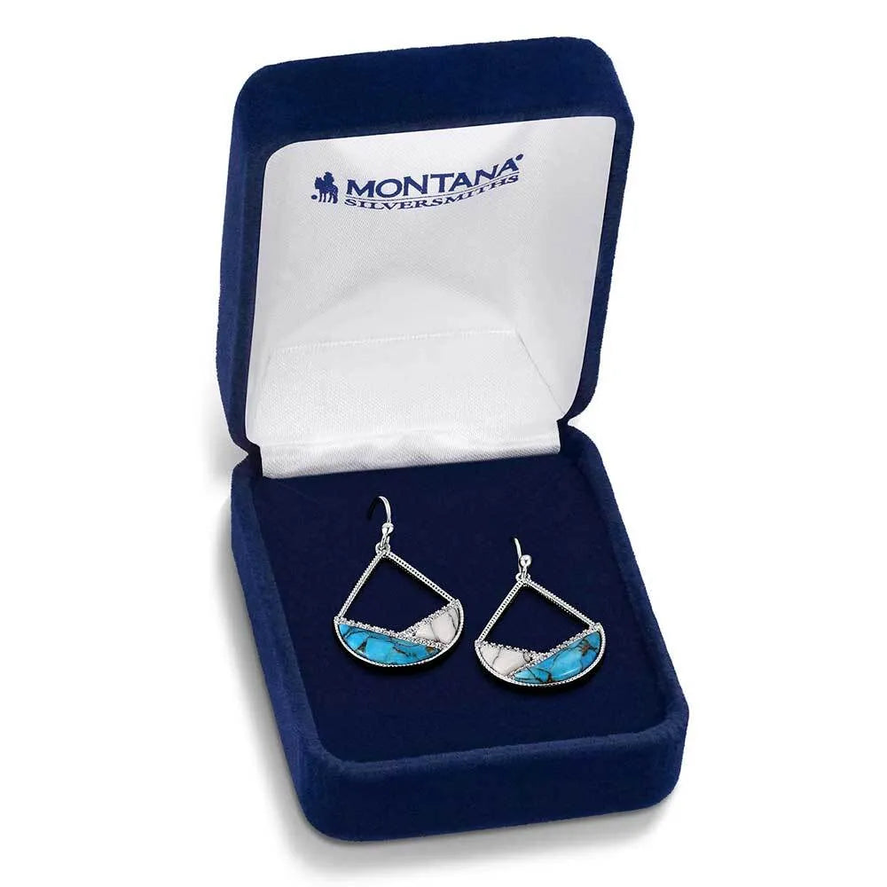 Montana Silversmith the Canyon Drop Earrings are the perfect accessory for the modern cowgirl, effortlessly transitioning from casual daywear to glamorous evening attire.