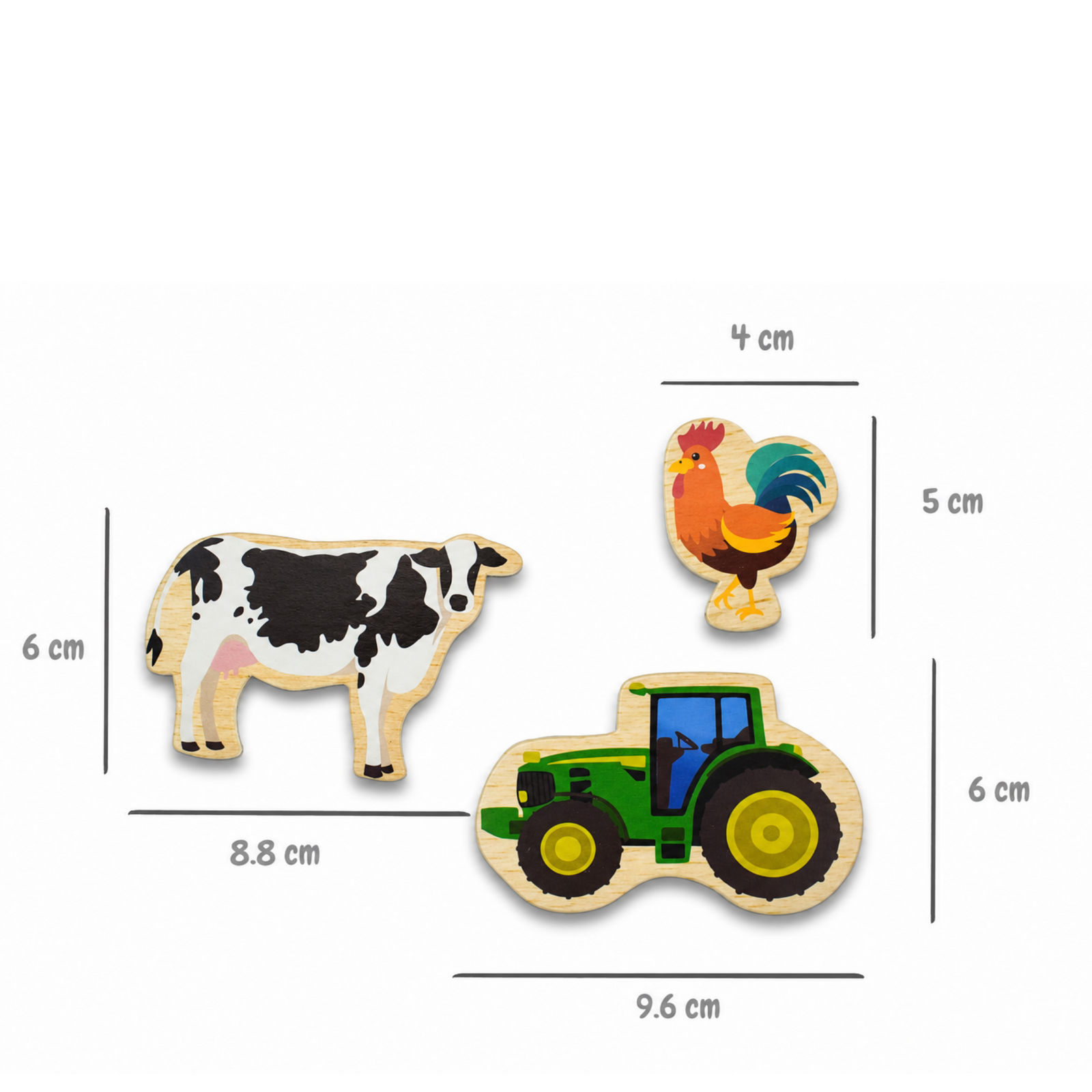 Eleganter Fridge Friends Aussie Farm Magnets Eleganter