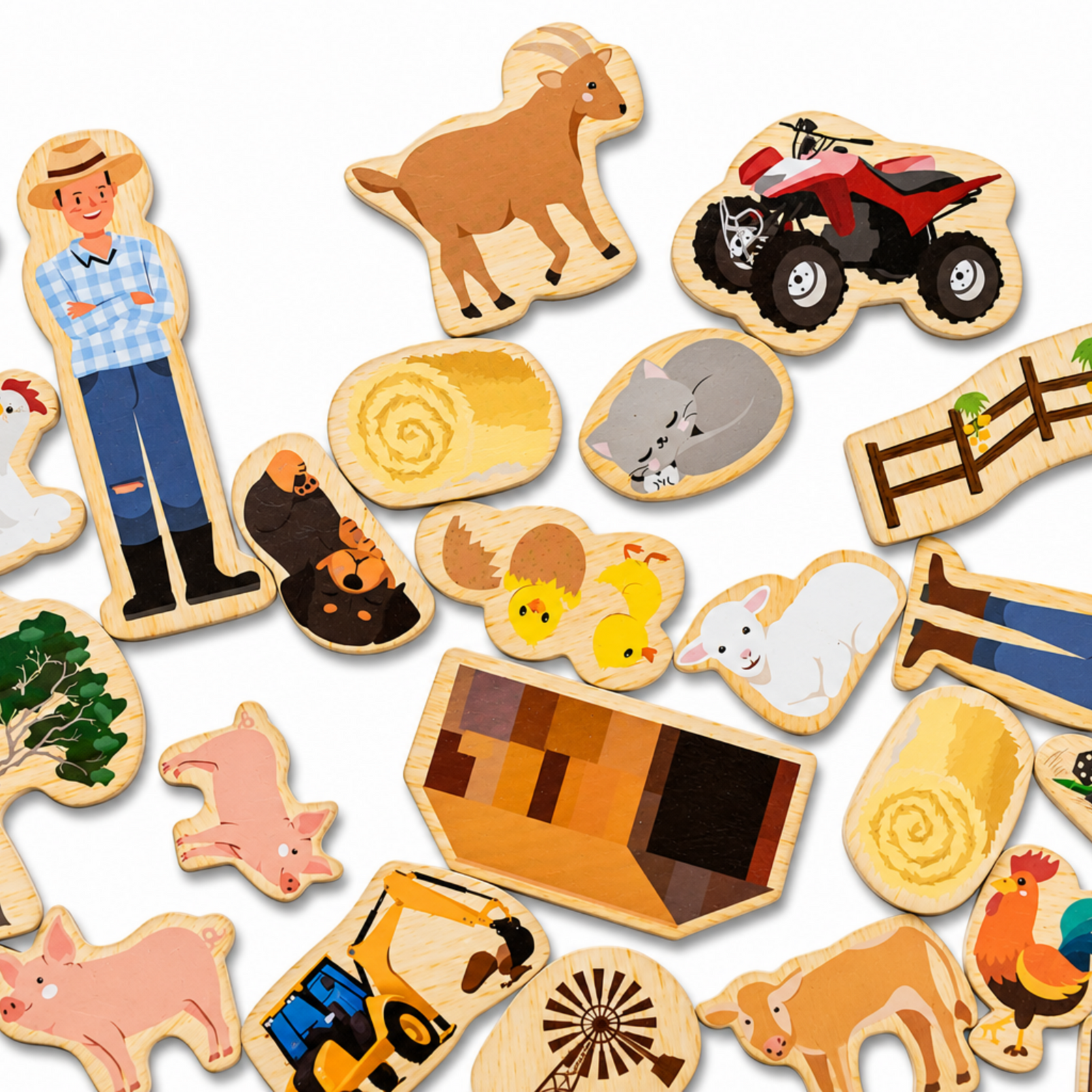 Eleganter Fridge Friends Aussie Farm Magnets Eleganter