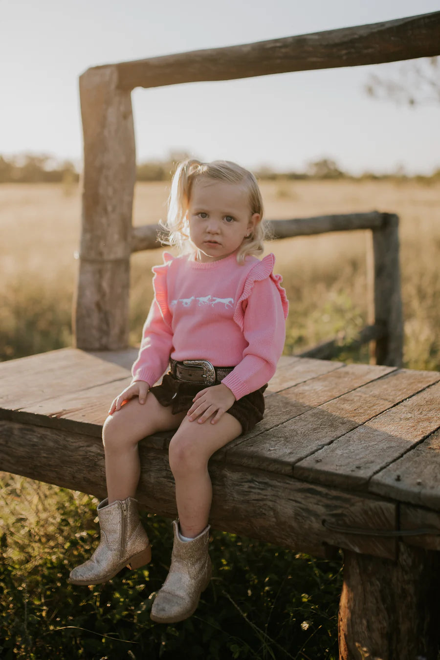 Little Windmill Evelyn Infant Cotton Knit Romper
