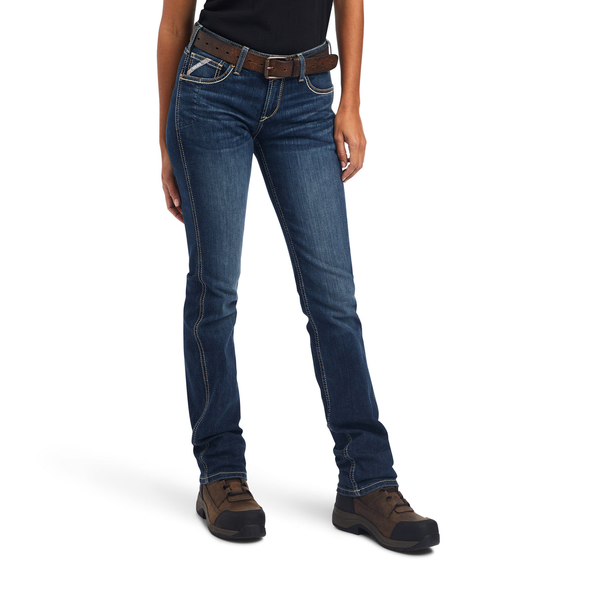 Ariat Women's Rebar Perfect Rise Straight Leg Work Jeans