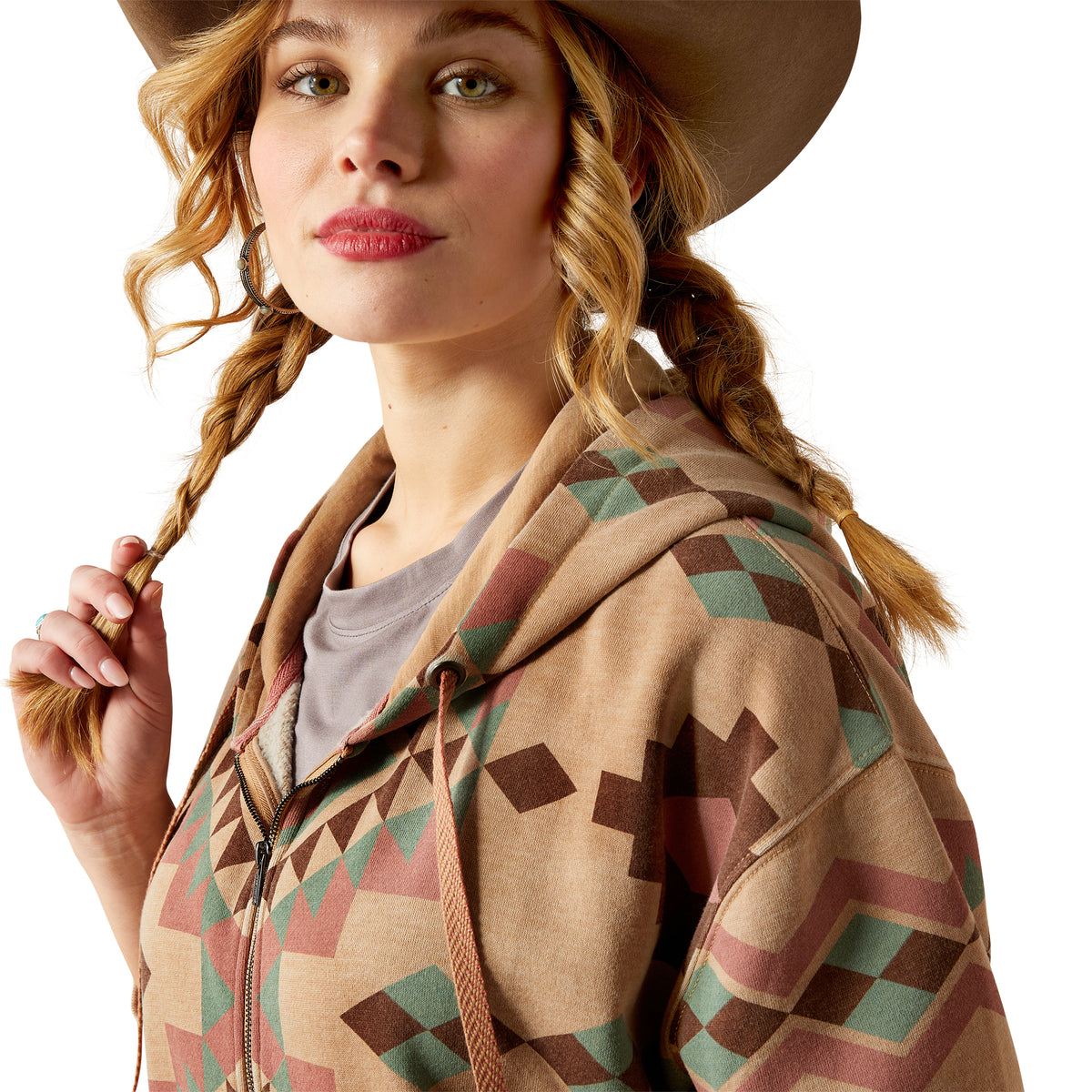 Ariat Women's Sunset Spark Crop Hoodie