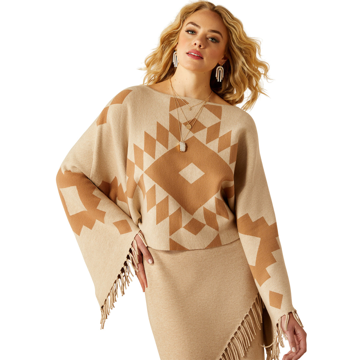 Ariat Women&#39;s Sunset Chic Sweater Poncho