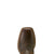 Captivate Wide Square Toe Western Boot. Brown cowboy boot with intricate stitching on a white background