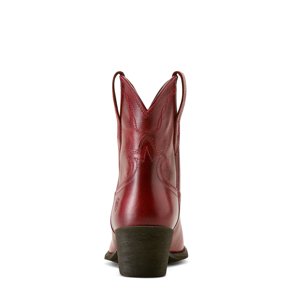 Ariat Women's Maggie Western Boot. Red cowboy boot on a white background