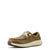 Ariat Women's Buckeye Steel Toe Shoe. Brown shoe with white sole on a white background