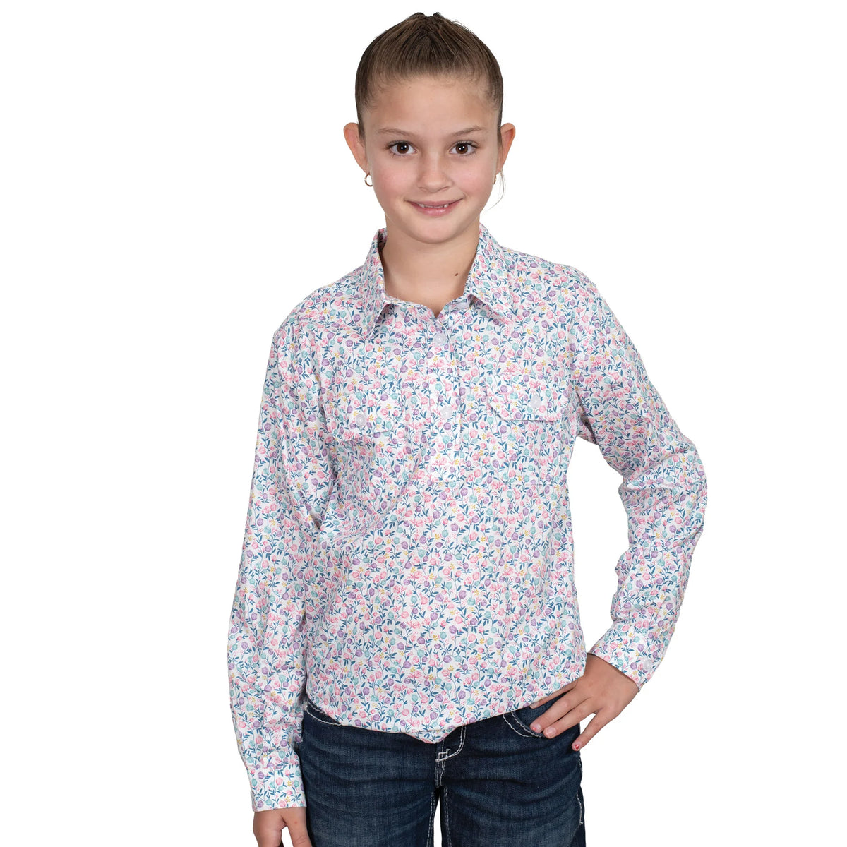 Just Country Girl&#39;s Harper L/S Shirt